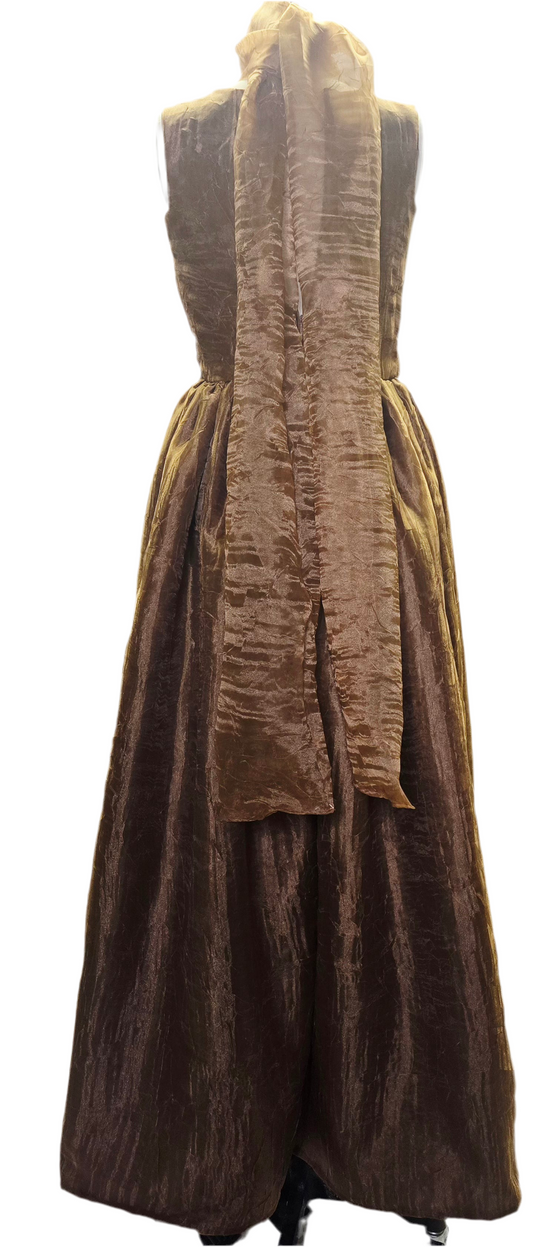 C2 - Summer Breeze - Warm Cocoa Brown dress.