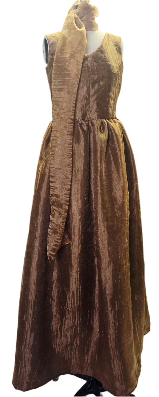 C2 - Summer Breeze - Warm Cocoa Brown dress.