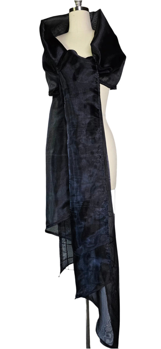 B - This one of a kind Organza Scarf