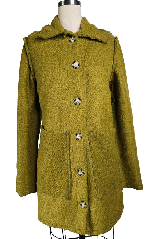 A - Boucle (Green Sage) Jacket