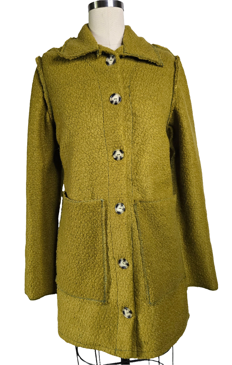 A - Boucle (Green Sage) Jacket